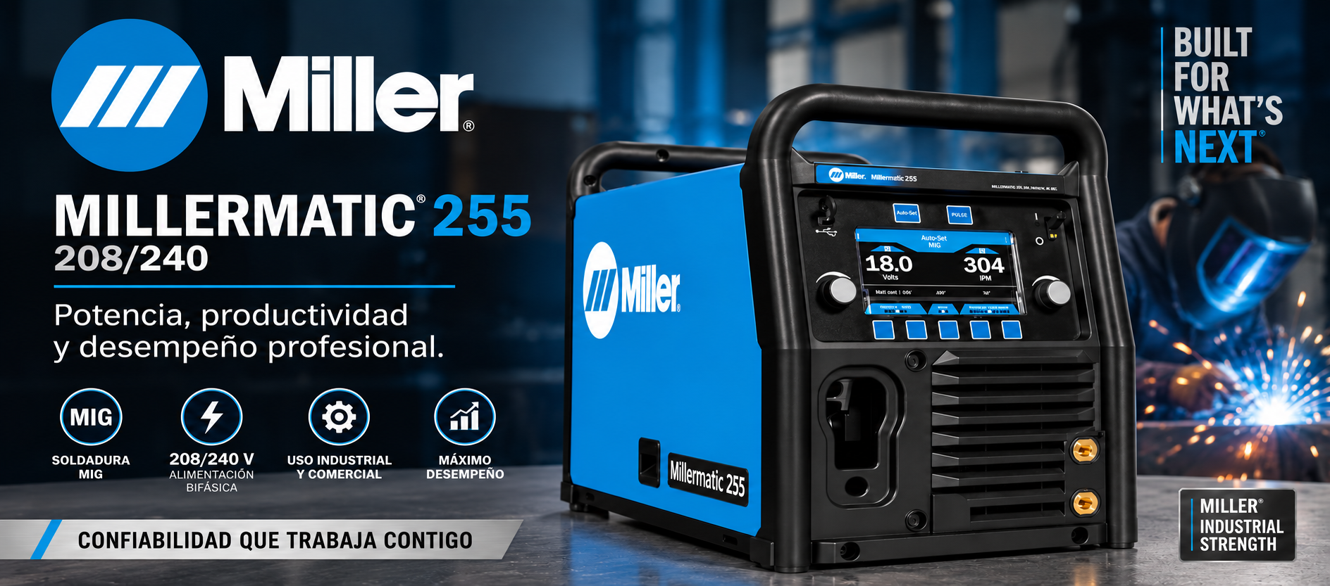Soldadora Miller Millermatic 255